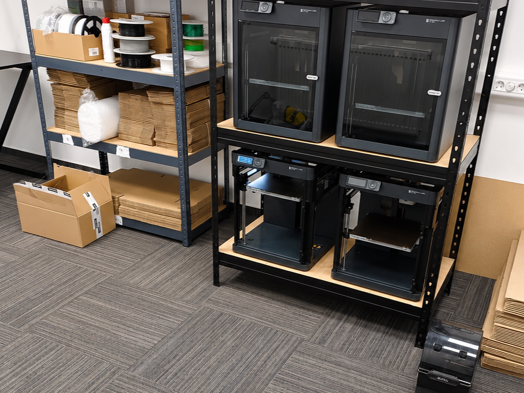 Professionelle FDM-3D-Druckfertigung mit funktionalen Teilen aus technischen Materialien